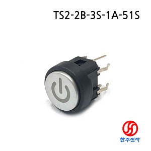 LED 전원기호 택트스위치 TS2-2B-3S-1A-51S HJ-04307