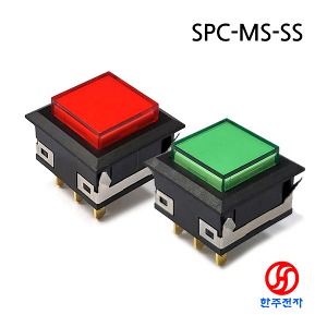 SHANPU 정사각형 LED 푸쉬버튼스위치 SPC-MS-SS HJ-02607